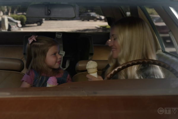 Mandy being a good mom after coming home from the Kindergarten aka the Germ Factory. Takes Ceecee for Icecream.
