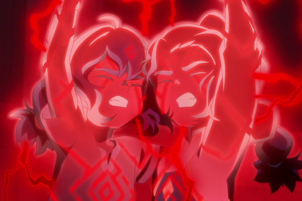Avatar Seven Havens Afflicted has the twins fight a red black entity by using energy bending.